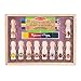 Melissa & Doug- Timbri con Manico in Legno, Multicolore, 2306