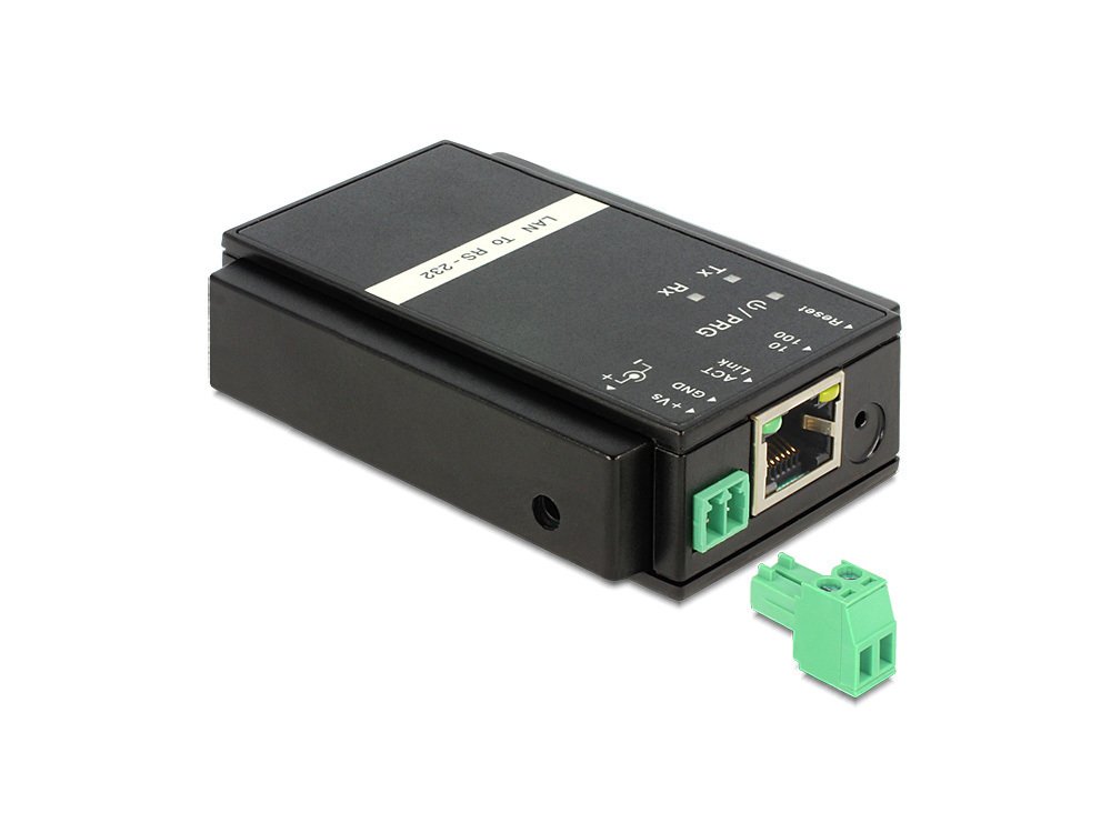 DeLOCK 62504 RS-232 RJ45 Negro Adaptador de Cable - Adaptador para Cable (RS-232, RJ45, Negro)
