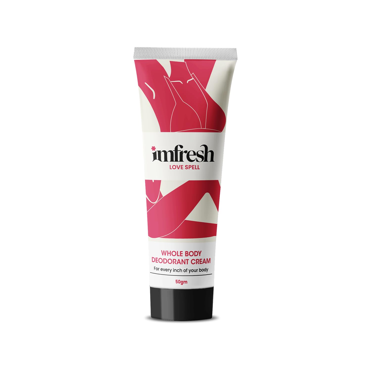 imfreshWomen Deodorant Cream For Whole body & Underarms Areas - Long Lasting Fragrance | Prevents Odour & Reduces Pigmentation (50gm, Love Spell)