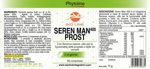 SEREN MAN PROST 400 - Integratore a base di