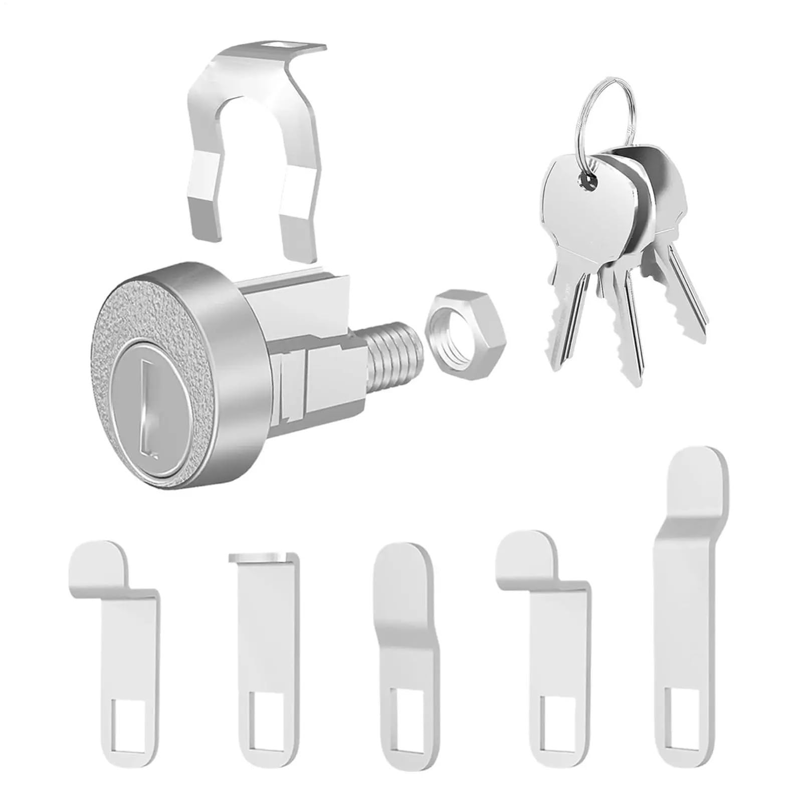 Cerradura Buzon Cerradura de buzón aleación Zinc, cerradura llave repuesto for el hogar, suministros diarios for balcón, pasarela, entrada, Patio, patio trasero, porche delantero