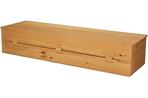 Eco-Friendly Titan Casket: Dignified Farewell with Unfinished Pine Elegance