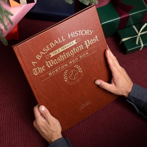 Signature-gifts-Personalized-Baseball-History-Book-Sports-Fan-Gift-A-Major-League-History-Told-Through-Archive-Newspaper-Coverage
