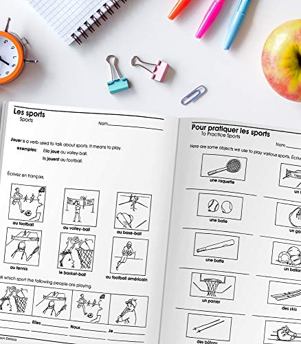 Instructional Fair 1568226675 Carson Dellosa The 100+ Series: Grades 6-12 French Workbook thumb #6