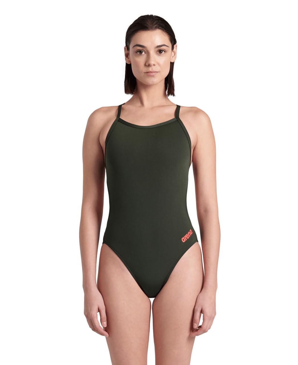 arena Solid Swim Tech Team Bañador de Una Pieza para Mujer, Secado Rápido, Bañador Deportivo en Tejido MaxLife Eco, Resistencia al Cloro y Protección UPF 50+ UV — view 16