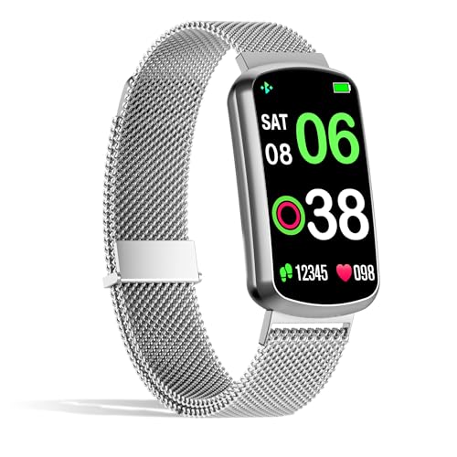 Image of JYUAJOI Health Fitness Tracker, Smart Watch with 24 /7 Heart Rate, Activity Tracker with Blood Pressure and Blood Oxy-gen Monitor, 120 Sport Mode Waterproof Sleep Tracker for Women Men