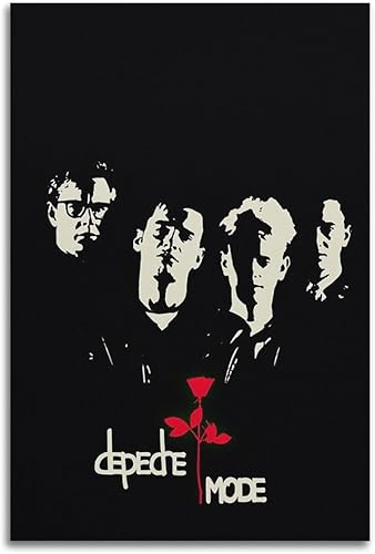 YNTNDYGV Depeche Mode - Póster de banda de música vintage, pintura decorativa, lienzo, pósteres de pared e impresión artística moderna para