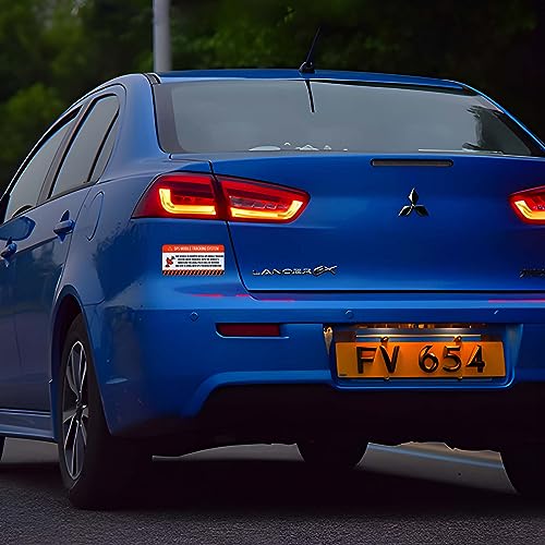 Jiayaus 10 Pezzi Adesivi GPS con Avviso di