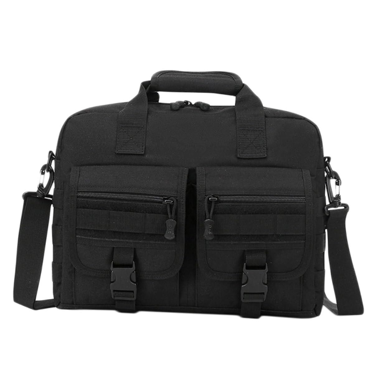 Bolso de hombro para ordenador portátil grande con cremallera y diseño simple 8