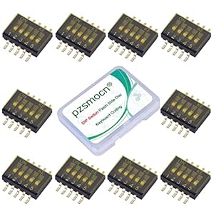 Pzsmocn 10 Stück DIP Schalter 5 Positionen
