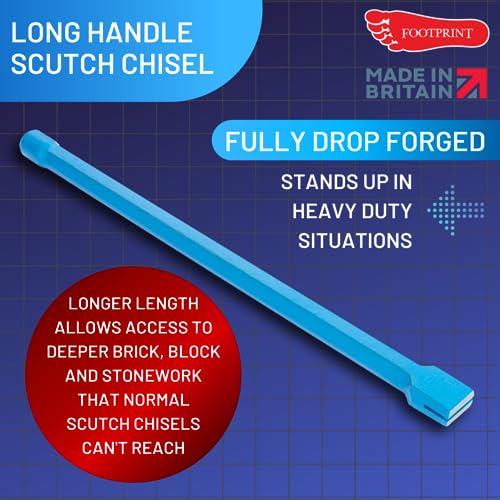 Long Handle 1" Scutch Chisel - Image 2