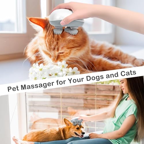 Image of MORTON DAVIES Electric Head,Scalp Massager| Rechargeable Head Kneading Massage Machine| 3 Speed Mode Handheld,Scalp Body Massager for Hair Growth,Deep Clean & Stress Relaxation (White)