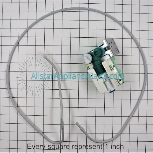 Válvula de entrada de agua para máquina de hielo W10585391 miniatura 3