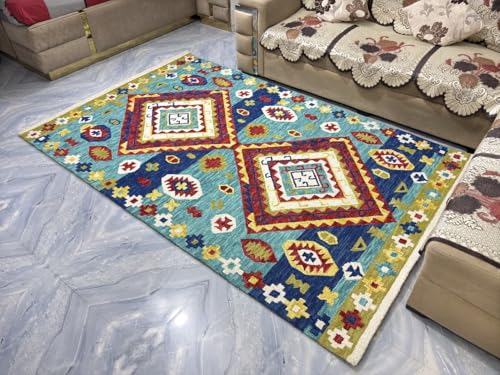 Image of Soft Pure Woolen Modern Collection Tufted Carpet for Living Room,Bedroom'Kitchen and Hall (9 X 12) Feet