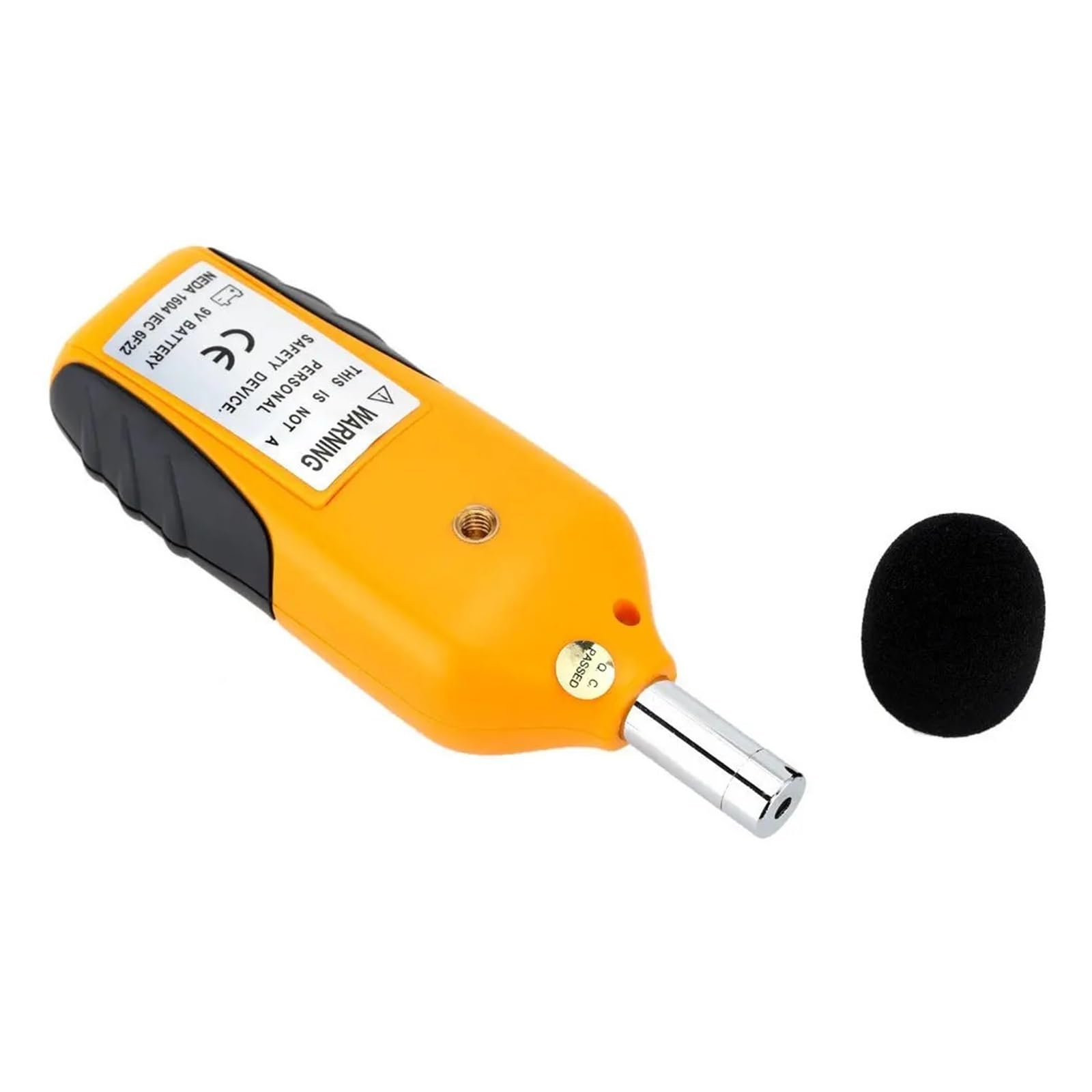 Medidor de decibelios HT-80A con pantalla retroiluminada y rango de 30-130 dB