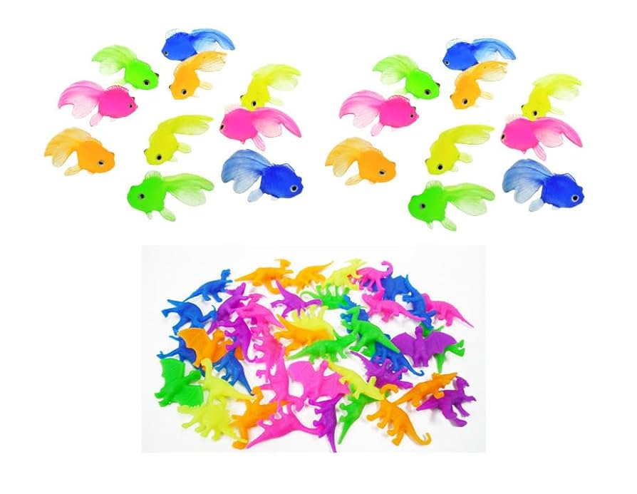 金魚すくい Amazon | 金魚すくい 恐竜・金魚セット100個入り お祭り
