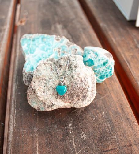 Larimar Heart Cabochon