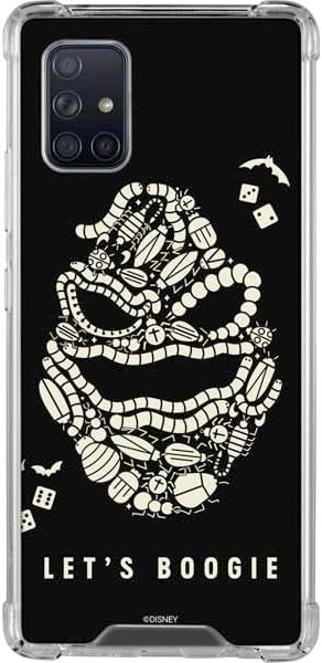 Skinit Clear Phone Case Compatible with Galaxy A71 5G - Officially Licensed Disney The Nightmare Before Christmas Jack Skellington Face Art Design