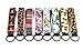 koboome 8 Pack Neoprene Wristlet Keychain Lanyard, Neoprene Key Chain Holder