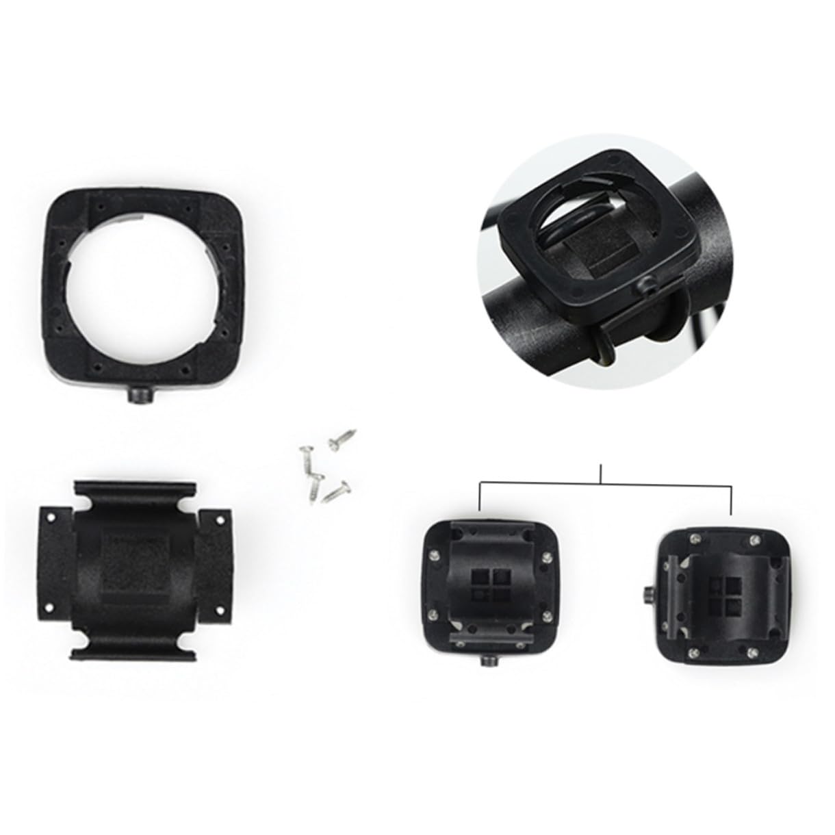 Contachilometri per Bici Wireless con Retroilluminazione Nero
