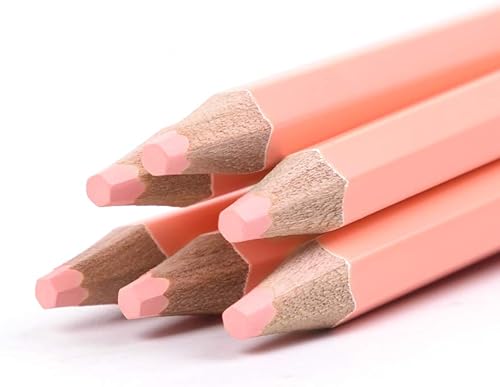 Miniatura 7 de qianshan 2 lápices de acuarela de color claro, tono de piel, lápiz de núcleo de plomo para retratos, cómics, libros de colorear para adultos,