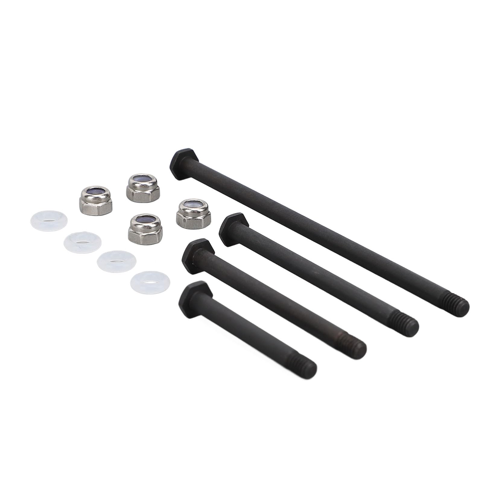 RC Car Suspension Pin Set Carbon Steel Front Rear Pins with O Rings Washers for XRT 1/6