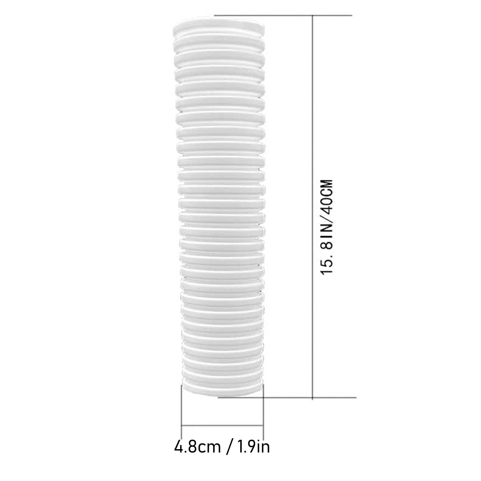 Niiyen Tree Protectors Sets Plastic Tree Guard White Plants Wraps Corrugated Tree Cover for Tree Seeding Trimmers Deer Cats Block(6PCS)