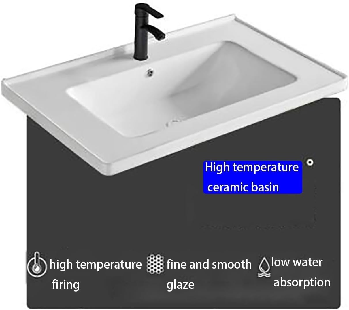 Corner Bathroom Vanity Sink Combo,Compact Bathroom Sink,Bathroom Vanities Cabinet Sink Combo for Small Space, Laundry Tub Sink Combo for Home Kitchen Patio Room(51 * 36cm/20 * 14.1in)