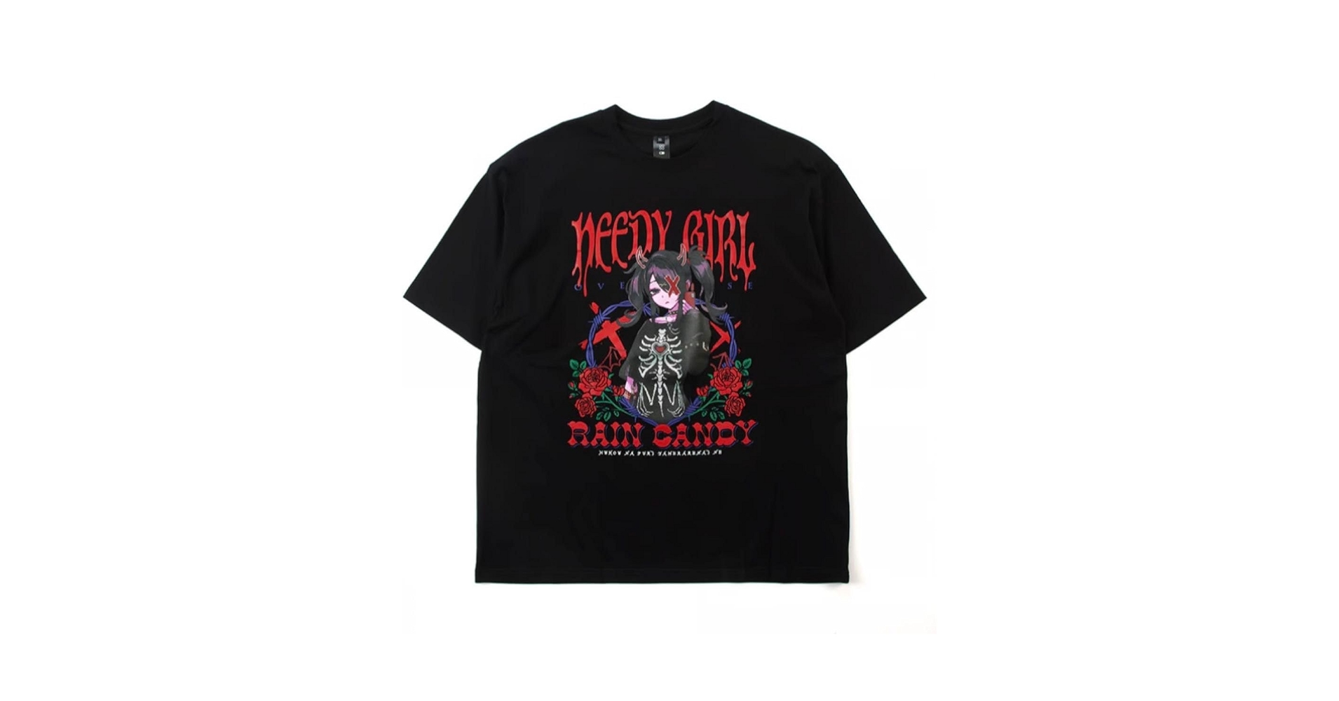 NEEDY GIRL OVERDOSE Tシャツ5枚 あめちゃん 超てんちゃん Needy Streamer Overload - T-shirts Size-XL (超絶最かわてんし