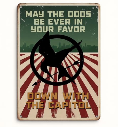 KISS KITTY Hunger Games Inspired Metal Wall Art –...