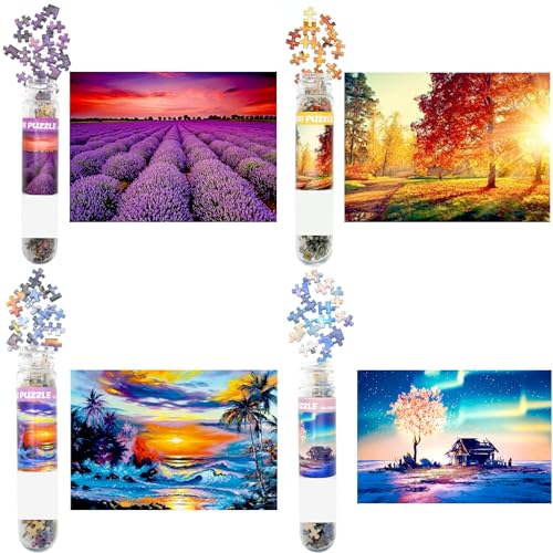 8 Puzzles Pequeños Mini Rompecabezas para Adultos 150 Piezas 6 x 4 Pulgadas miniatura 2