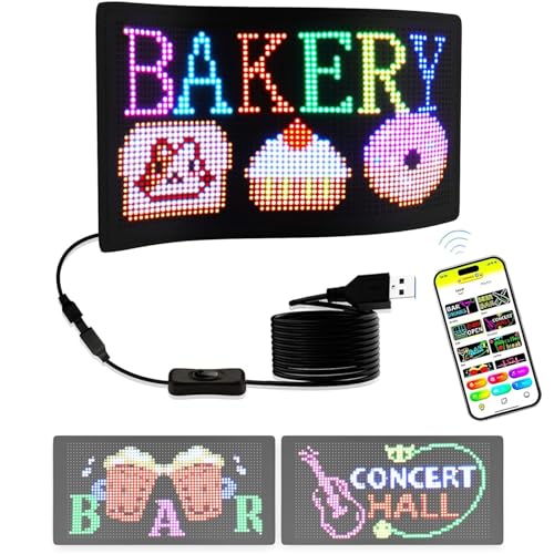 JCSRYD LED df _ USB 5V  LED XgATC ҏW\tg USBڑ RGBJ[ _ Ȃ hLEDTC{[h /G/yY\\ EOEԍځEX܁EƖp (Size : 71x22