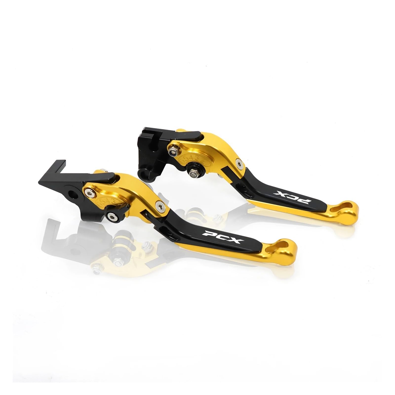 Zdgxfhsrh J Motorcycle Brake Clutch Levers For Ho&N&Da Pcx125 Pcx150 Pcx 160 2010-2024 Folding Extendable Brake Clutch Levers Motorcycle(J)