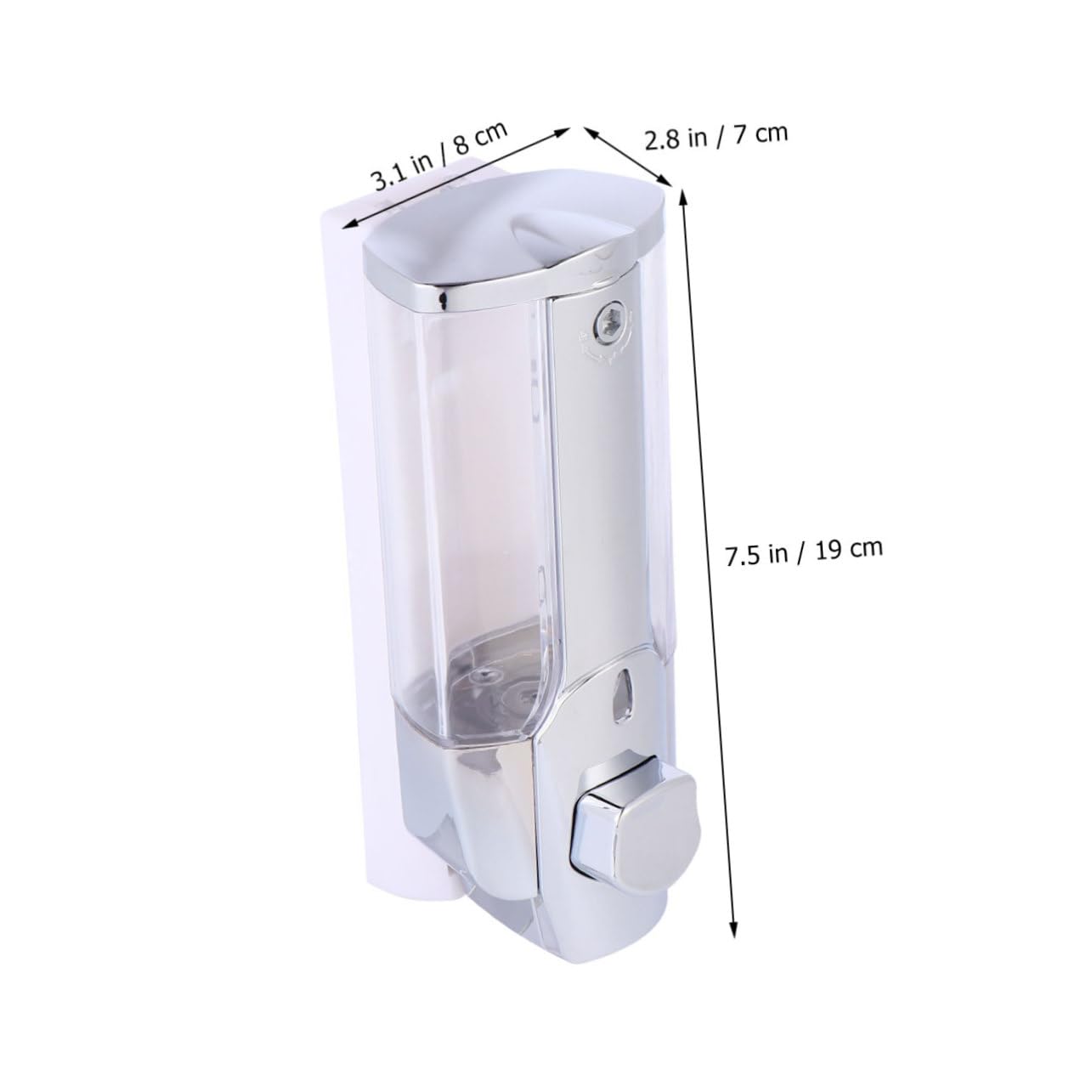 ABOOFAN 1Pc Wall Mounted Soap Dispenser for Home Hotel Refillable Liquid Soap Holder Container for Shampoo Conditioner Shower Gel and More