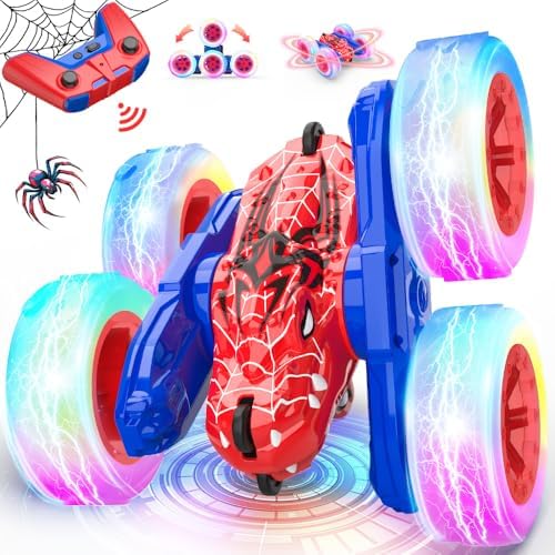 Spider RC Car Remote Control Stunt RC Car Monster Truck 4x4 Crawl...