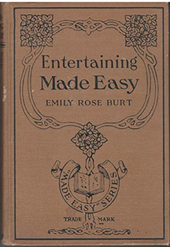 Entertaining Made Easy B00239MJG4 Book Cover