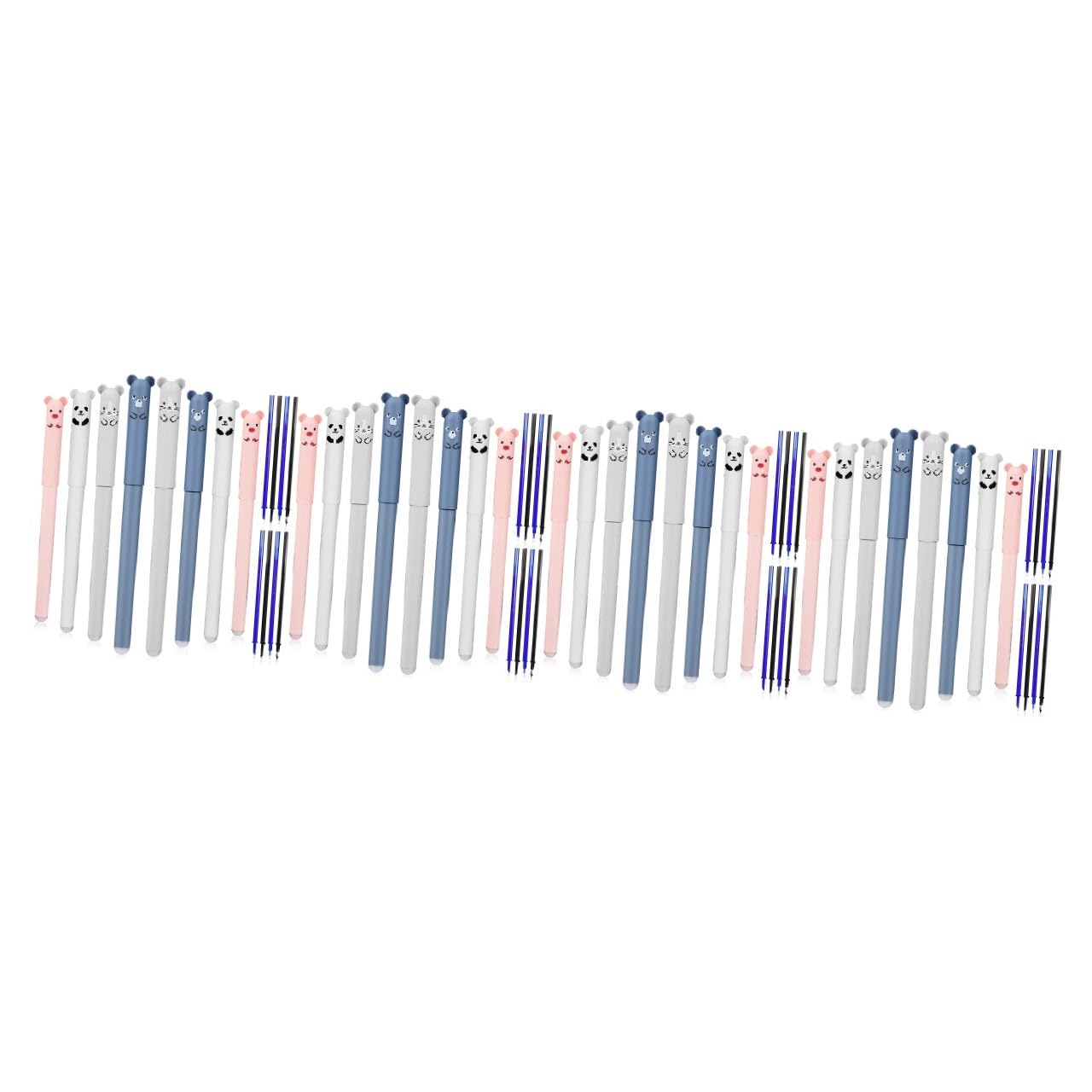 4 Set Penna A Sfera Cancellabile Forniture Trasparente Evidenziatori Penne Cancellabili Penne Cancellabile Penna Per Per Firmare Plastica 8 Pezzi * 4