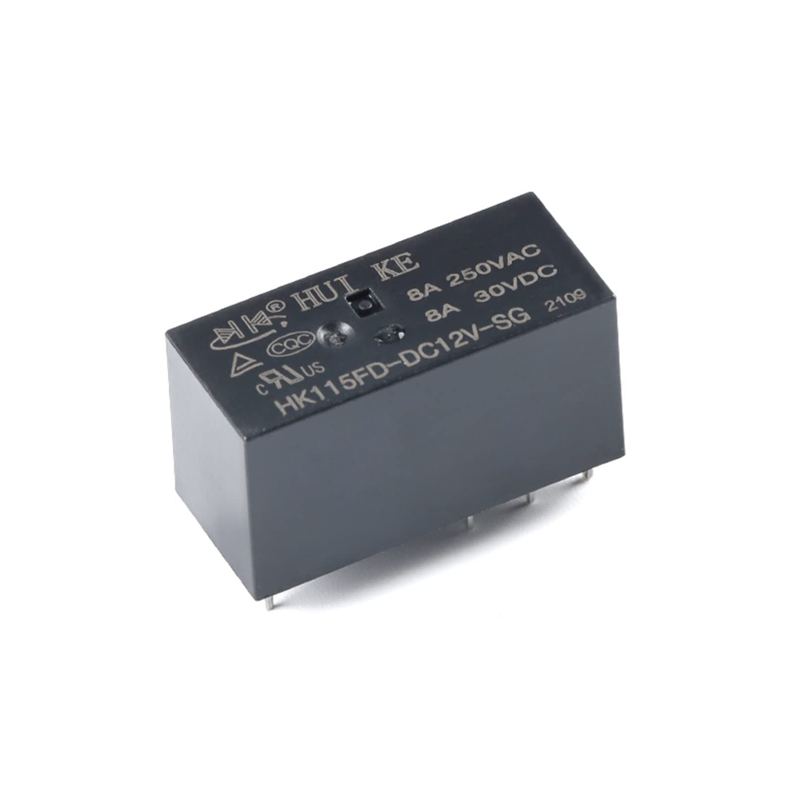 GVBAEPIEO 10pcs Power relays HK115FD-DC5V-SG HK115FD-DC12V-SG HK115FD-DC24V-SG 8Pin Two Sets of Conversion Relay