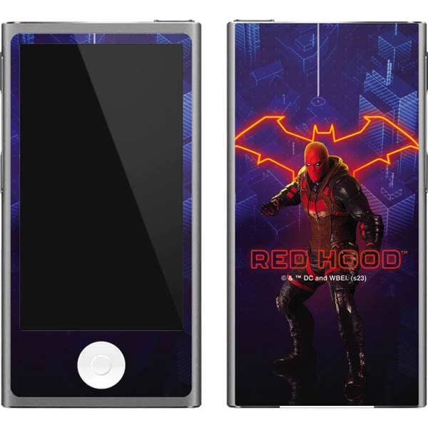 Skinit Decal MP3 Player Skin Compatible with iPod Nano (7th Gen&2012) - Officially Licensed Warner Bros Red Hood Design