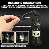 Gunyoo Airsoft Flashbang Modell Taktische Handgranate Spielzeug Outdoor Camping Notlicht für Paintball Kampf CS Schlacht Spiel Militär Cosplay Requisiten Feld Training