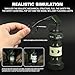 Gunyoo Airsoft Flashbang Modell Taktische Handgranate Spielzeug Outdoor Camping Notlicht für Paintball Kampf CS Schlacht Spiel Militär Cosplay Requisiten Feld Training