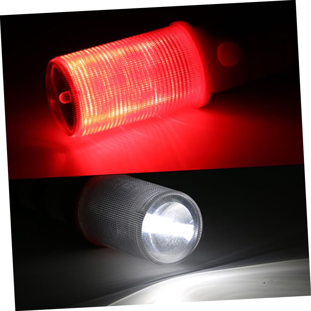 Cabilock Luz Estroboscópica de Seguridad Roja, Lámpara de Advertencia LED Superbrillante Adsorción Magnética, para Control de Tráfico y Carretera
