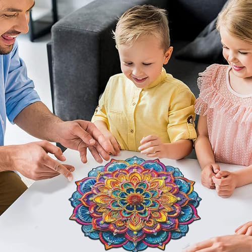 Rompecabezas de madera de flores y juego de aprendizaje interactivo 2