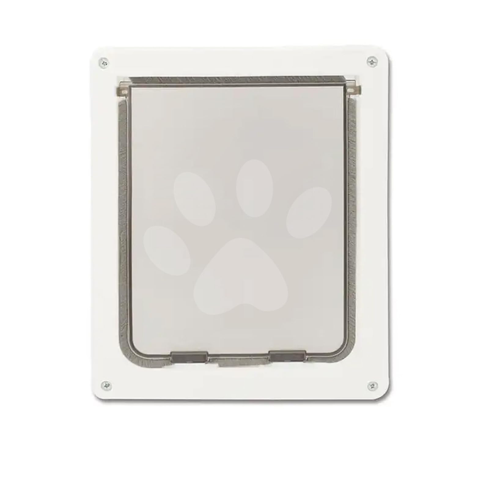 Dog Door Flap Entry and Exit Locking Cover Door/Window Mounted Clear Flap Get-in-whenever Upgraded Lockable Pet with Security Easy Install for Cats Dogs Entry Exit