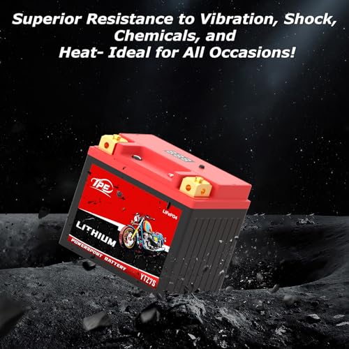 Image of TPE Lithium YTZ7S-BS 12V 4AH 380CCA Motorcycle Battery Powersport Battery for ATV, Jet Ski, Scooter, PWC & More