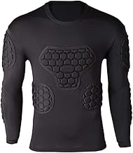 Shinestone Adult Men's Goalkeeper Armor BodyShield Padded Compression Shirt Pants and Short with Sponge Protector
