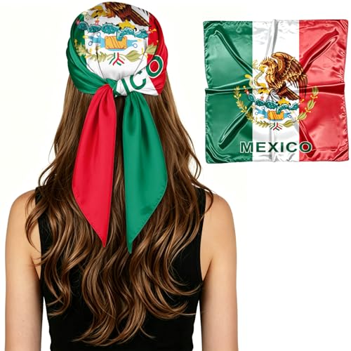 Hachishun Fashions Women Head Scarf Large Square bandanas Sleeping Wrap Satin Neck Bandana for Gift 27.5 x 27.5in