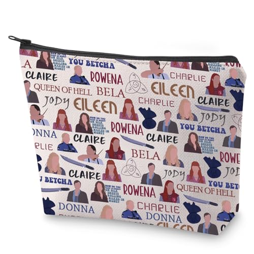 Borsa per il trucco ispirata al film S You Betcha borsa per cosmetici regalo per gli amanti dei film per gli dei film e programmi TV astuccio in con cerniera per donne tela