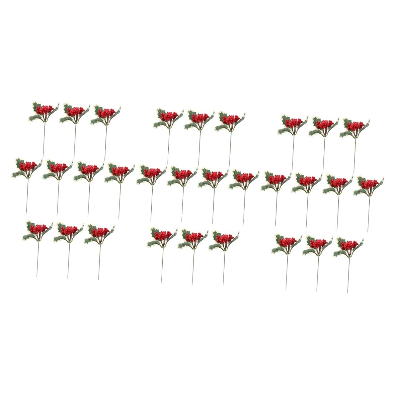ABOOFAN 3 Juegos De Agujas De Pino Artificiales para Decoración De Árbol De Navidad Decoración Festiva para El Hogar 10 Unidades X 3