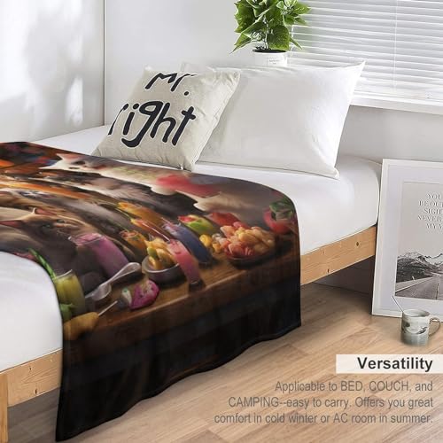Couverture chat pour canapé plaid chaud et cocooning - 7